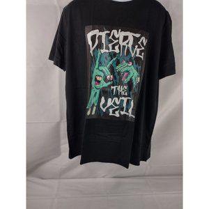 Pierce The Veil band Skull Black Cotton adult  Men T-shirt